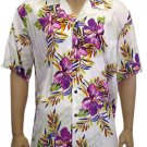 Men Shirts - Hibiscus Purpole Rayon   2XL- 4XL