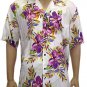 Men Shirts - Hibiscus Purpole Rayon   2XL- 4XL