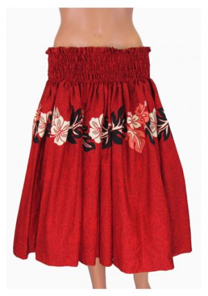 Red Hula Skirt - Laele