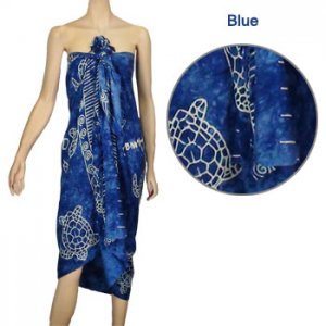 Turtle - Blue Sarong