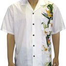 Men's Border Shirt- Island Flower