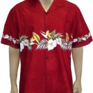 Hawaiian Anthuriums - Border Shirt 4xL