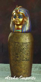 EGYPTIAN CANOPIC JAR-IMSETY-AMSET-SON OF HORUS (5318)