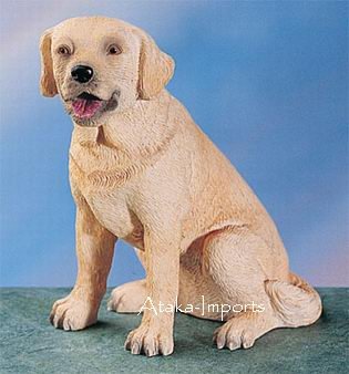 golden retriever dog figurine