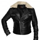 Biker leather jacket with quilted sleeves for women Free Shipping to Australia & New Zealand!!