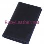 Men quilted leather jacket with 2 way zip Free Shipping to Australia & New Zealand!!