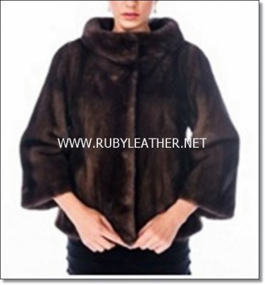 Boat Neck Mink Jacket,Mink fur coat,fur coat for women,ladies fur coat