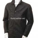 Brown Cow leather coat for  Men.