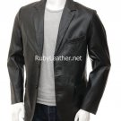 Mens Leather Coat .