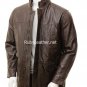 Men's Brown Leather coat , Men Leather coat.