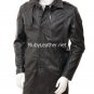 Men's Brown Leather coat , Men Leather coat.