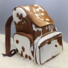 Cowhide Backpack Hair On | Handmade Bag Cow Hide baby Diaper Bag |Rucksack / Knapsack Travel Bag