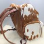 Cowhide Backpack Hair On | Handmade Bag Cow Hide baby Diaper Bag |Rucksack / Knapsack Travel Bag