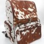 Cowhide Backpack Hair On | Handmade Bag Cow Skin Cow Hide Back Pack Diaper Bag | Knapsack Travel Bag