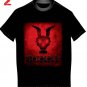 Bunny Distressed Logo T-Shirt - Black and Red L
