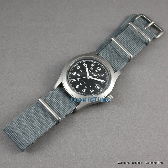 22mm ACU Grey NATO Military Watch Strap Band