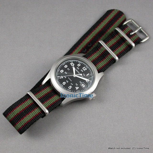 22mm Original James Bond NATO Military Watch Strap Band