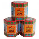 3jars(30geach) TIGER BALM RED HERBAL RUB MUSCLES PAIN RELIEF