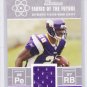 ADRIAN PETERSON 2007 BOWMAN JERSEY FABRIC OF THE FUTUTRE #FFAP ROOKIE
