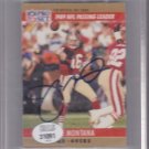JOE MONTANA ATUO WITH COA
