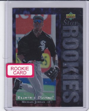 MICHAEL JORDAN ROOKIE 1994 UPPER DECK ELECTRIC DIAMOND STAR ROOKIE #19