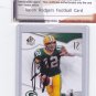 AARON RODGERS AUTOGRAPHED 2009 SP AUTHENTIC WITH COA