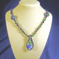 drop pendant and necklace     A013