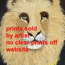 Lion Head Portrait Art Print