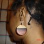 Wooden Earrings - Hemisphere