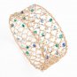 Amazing 14kt Gold filled bracelet with Swarovski beads