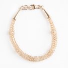Artistic 14kt Gold filled bracelet with pearls