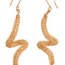 Spectacular 14kt Gold filled earnings with pearls