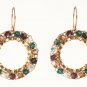 Marvelous 14kt Gold filled earnings with Swarovski