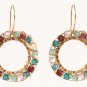 Marvelous 14kt Gold filled earnings with Swarovski