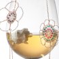 Astonishing 14kt Gold filled flowers necklace with Swarovski