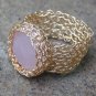 Gorgeous 14kt Gold filled ring with gems