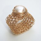 Prestige 14kt Gold filled ring with pearl