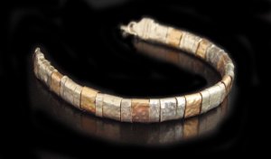 Cleopatra 14kt Gold filled and Silver bracelet