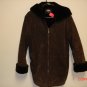Leather Coat, Size Small