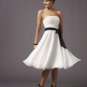 White Chiffon Bridesmaid Dress