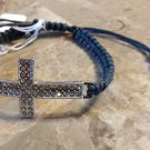 Rhinestone Cross Shamballa