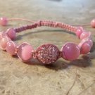 Rhinestone Shamballa Pink