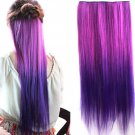Purple Ombre Clip in Hair Extensions
