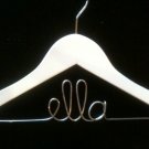 Children's Hanger - WHITE - customized with name