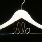 Children's Hanger - WHITE - customized with name