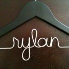Children's Hanger - BLACK - customized with name