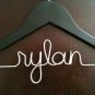 Children's Hanger - BLACK - customized with name