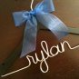 Children's Hanger - BLACK - customized with name