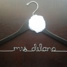 Brides Personalized "Mrs" Wedding Dress Hanger