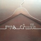 Personalized Wedding Dress Hanger - WALNUT - great gift for the Bride or Bridesmaids